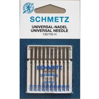 Schmetz universal symaskinnåle - Flad kolbe - 70/10