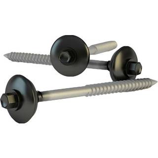 Swisspearl tagskrue sortblå 6,0x100 100stk/pk m/skive eternitskrue til B6+B7+B9