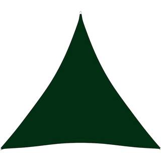 solsejl 3,6x3,6x3,6 m oxfordstof trekantet mørkegrøn