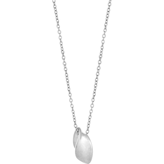 Siersbøl sølvvedhæng mat/blankt inkl. kæde