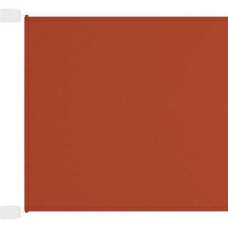 lodret markise 140x800 cm oxfordstof terrakottafarvet
