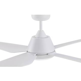 Beacon LED-loftventilator Aria hvid lydløs 122 cm