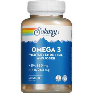 Solaray Omega 3 - 60 Kapsler