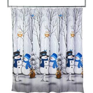 SKL Home Winter Friends Broes Gardain Blue 72,00 """" X 70,00 """"
