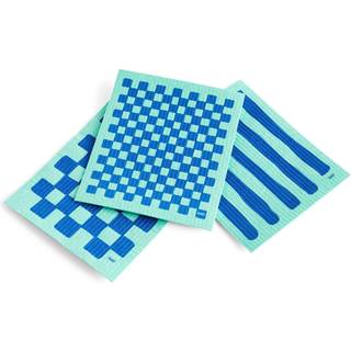 HAY - Sponge Dish Cloth Set of 3 - Green - Karklude og opvaskebørster