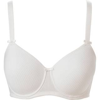 Trofe Sanna Underwire Stripe Bra - White - C 70