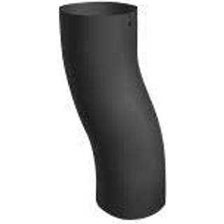 PREFA Sokkelknæ 0,7x80mm. P10. Sort RAL9005. - Tages ikke retur -