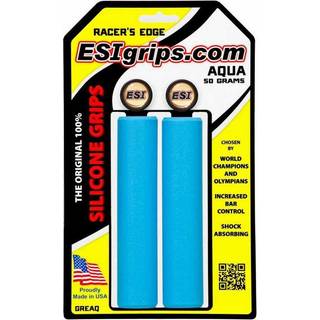 ESI Grips racer edge silicone håndtag flere farver - Farve Aqua