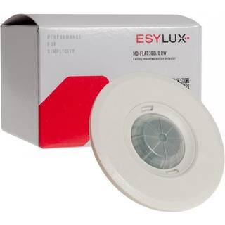 Esylux Bevæg. sensor flat 360i/8 rund hv