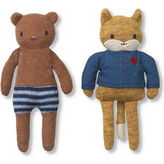 Konges Sløjd bamse 2-pak - Foxie