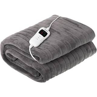 Superblødt elektrisk varmetæppe med 7 varmetilstande og timer