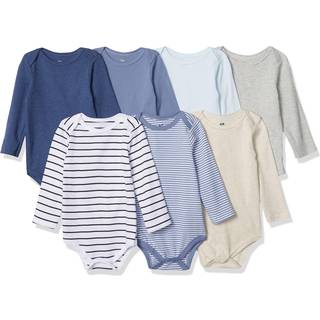 Hudson baby unisex baby bomuld langærmet bodysuits dreng grundlæggende 3-6 måneder os