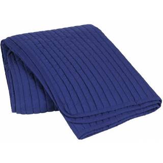 Broste Copenhagen Sen plaid bomuld 130x180 cm Blå