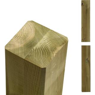 PLUS omlimet stolpe/drager, fyr, 9 x 9 x 369 cm