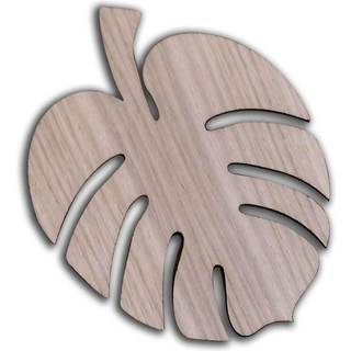 Monstera blad, Lys eg, XL