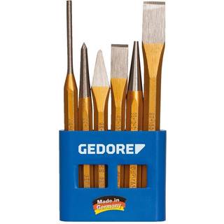 Gedore Mejsel og dorn sæt 6 stk i plastboks