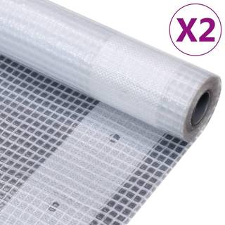 leno-presenninger 2 stk. 3x20 m 260 g/m² hvid