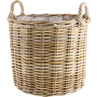 Flet Kurv - Natur - H 50 cm