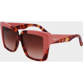 Salvatore Ferragamo SF 1060S 641 55 Solbriller Kvinder Tortoiseshell - Red Tortoise - 55mm