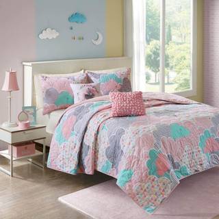 Urban Habitat Kids Reversible Cotton Quilt Set - Levende sjov Legende Print All Season B?rn Sengding Coverlet Senget?ppe Dekorativt pude Sovev?re