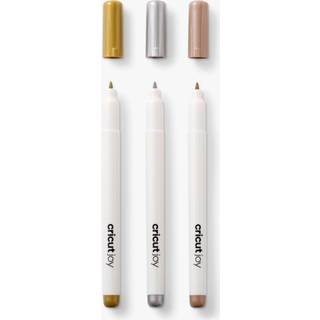 Cricut Joy Metallic Markers 1mm 3-pak - Guld, silver & koppar