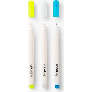Cricut Joy Opaque Gel Penne 3-pak - Hvid/blå & gul