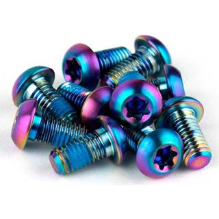SRAM Rotorbolte M5x10mm Titanium - 12 stk - Rainbow - 00.5318.027.000