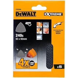 Dewalt DTM3095-QZ Slibenet 93 x 93 mm, pakke med 5 240 korn