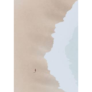 Venture Design Beach poster 21 x 30 cm Beige
