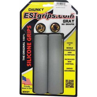 ESI Grips Chunky silicone håndtag flere farver - Farve Grå