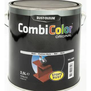 Rust-Oleum CombiColor - Metalmaling 2,5 L Mat sort - 9005
