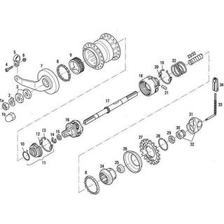 SRAM Coaster brake arm med konus til T3