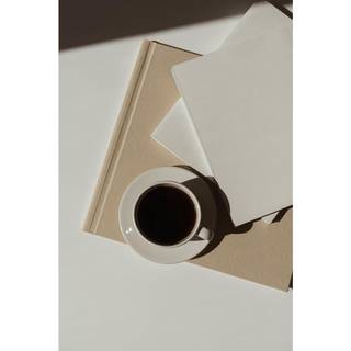 Kaffeplakat  - Hvid