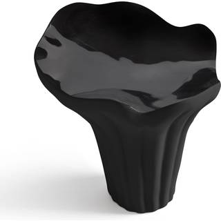 Cooee Design Fungi Skulptur 12 Cm - Skulpturer Keramik Sort - HH-01-01-BK