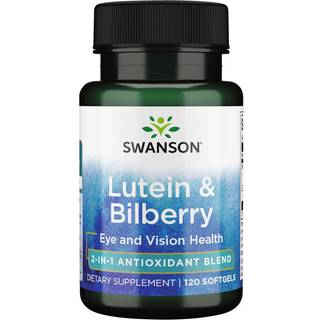 SWANSON Lutein+ Blåbær 120 kapsler