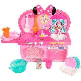 Disney Junior Minnie Bow-Tique Bowtastic Køkkensæt med lyde – 15 dele, interaktivt legetøj til børn fra 3 år