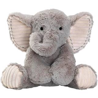 Lams & Ivy Jungle Safari Gray Plush Elephant Fyldt Animal Toy Plushie - Jett