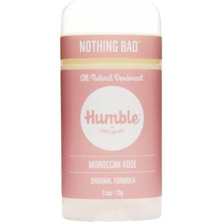 Ydmyge m?rker original formel aluminiumfri deodorant. Lang varig lugtkontrol med bagepulver og ?teriske olier marokkansk rosepakke p? 1