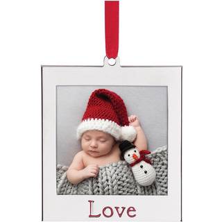Lenox 870946 Silver Plate Love Frame Ornament Christmas