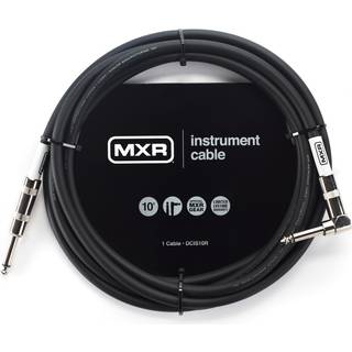 MXR Standard -instrumentkabel med vinklet kontakt 6 m, sort