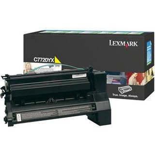 Lexmark Tonerkassette gul 15.000 sider, høj kapacitet return C7720YX
