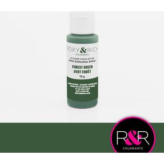 Farvet kakaosmør - Forest Green 78 g - Roxy & Rich Artist Collection