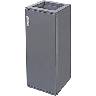Firkantet affaldsbeholder, grå, 50 liter