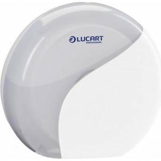 LUCART Dispenser Toiletpapir Jumbo Mini Hvid Identity 12,8 x 28 x 25,6 cm Ø20