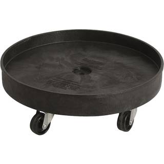 Rubbermaid Brute vogn med hjul og kant sort til container