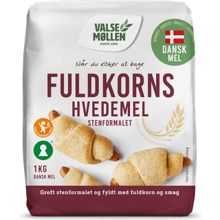Fuldkornshvedemel Dansk 1 kg - Valsemøllen