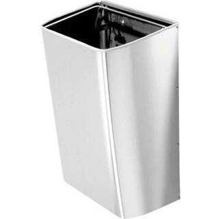 Intra Juvel MXA5 affaldsbeholder 60 liter til vægmontage. Rustfri stål med satin finish