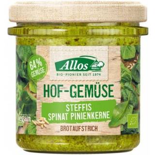 Smørepålæg Spinat og Pinjekerner Økologisk Farm Vegetables - 135 gram - Allos