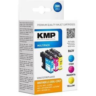 KMP TRIPLE PACK B63V - Blækpatron Cyan, Magenta, Gul