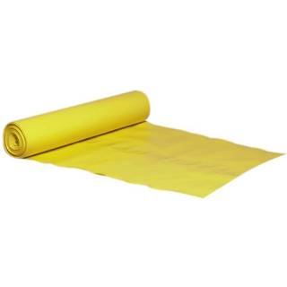 PlastsækGul 100 l 72x112 cm 10 rl 100 my 10 ps/rl